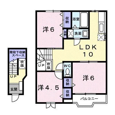 メープルタウンＡ 202【管理NO：1-009766501-02020】 2026年07月上旬入居可能の物件画像