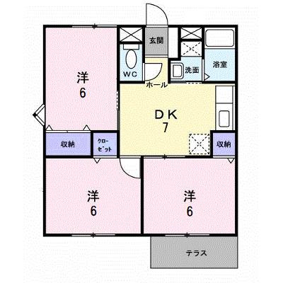 ハイツ十蓮寺Ａ棟 104【管理NO：1-006126101-01040】 ★家具家電は申し込み後に搬入します★の物件画像