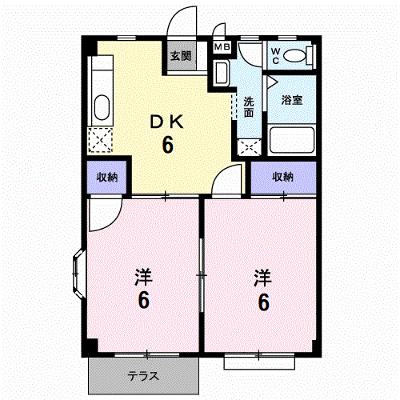 ドルチェ宮ノ陣 104【管理NO：1-004885301-01040】 ★家具家電は申し込み後に搬入します★の物件画像