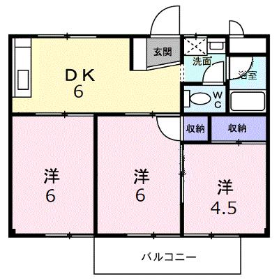 今村ハイツ 203【管理NO：1-001375901-02030】 ★家具家電は申し込み後に搬入します★の物件画像