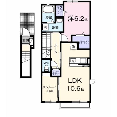 フォーリーフ　クローバーズ 201【管理NO：1-028783601-02010】 2027年01月下旬入居可能の物件画像