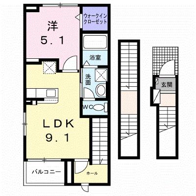 フィオーレ・ショウエイ　Ｂ 303【管理NO：1-028036402-03030】の物件画像