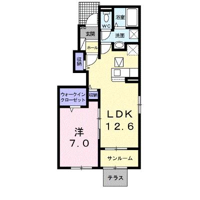 カーサはな 101【管理NO：1-025702001-01010】 ★家具家電は申し込み後に搬入しますの物件画像