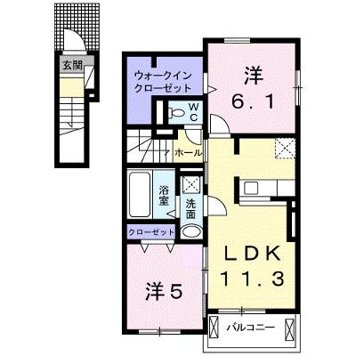 ブリッサⅢ 201【管理NO：1-024760503-02010】 ★家具家電は申し込み後に搬入しますの物件画像