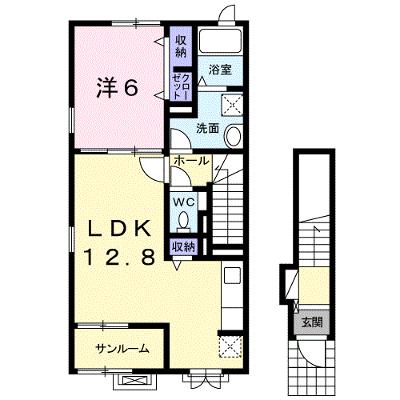 ジュネス 201【管理NO：1-023654601-02010】 ★家具家電は申し込み後に搬入します★の物件画像