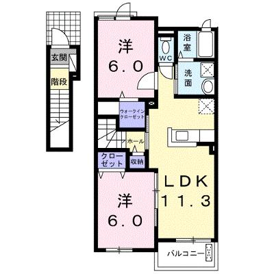 ストロベリー　フィールズＢ 202【管理NO：1-021832402-02020】 ★家具家電は申し込み後に搬入しますの物件画像