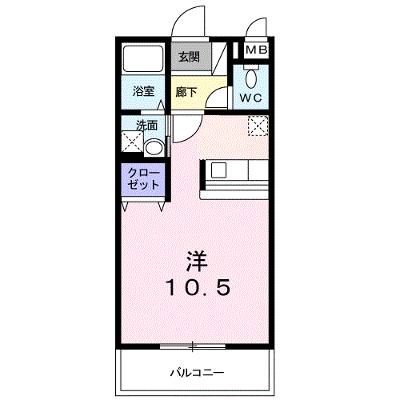 インター久留米ＳＵＲ 203【管理NO：1-015344401-02030】 2026年07月下旬入居可能の物件画像