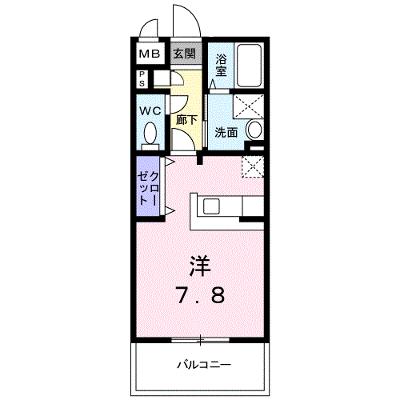 フィオーレ 206【管理NO：1-014828801-02060】 ★家具家電は申し込み後に搬入します★の物件画像