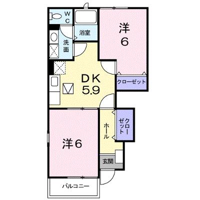 ラシーヌⅢ壱番館 101【管理NO：1-012488001-01010】 ★家具家電は申し込み後に搬入します★の物件画像
