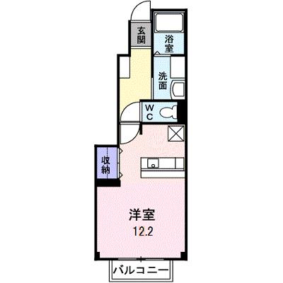 エアリーヴィラ壱番館 103【管理NO：1-011575001-01030】 ★家具家電は申し込み後に搬入します★の物件画像