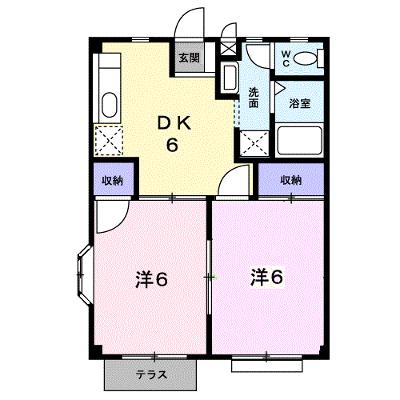 プライム駅東Ａ 104【管理NO：1-004797901-01040】 ★家具家電は申し込み後に搬入します★の物件画像