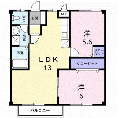ハイツウイステリア（Ａ） 203【管理NO：1-003690001-02030】 ★家具家電は申し込み後に搬入します★の物件画像