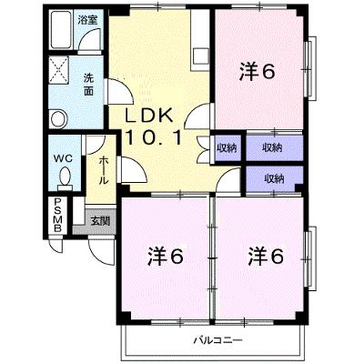グリーンハイツ吉田 202【管理NO：1-001489801-02020】 ★家具家電は申し込み後に搬入します★の物件画像