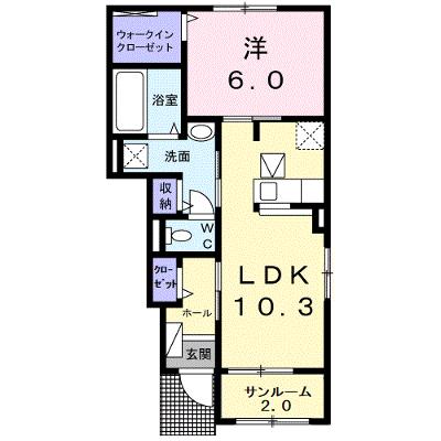 ソレアード花月 104【管理NO：1-025705801-01040】 ★家具家電は申し込み後に搬入しますの物件画像