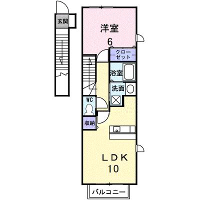 メゾン・ドゥ・シャルマン弐番館 201【管理NO：1-013983502-02010】 ★家具家電は申し込み後に搬入しますの物件画像
