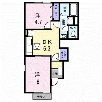 フォレスト金の原Ⅱ 101【管理NO：1-011907701-01010】 ★家具家電は申し込み後に搬入します★の物件画像