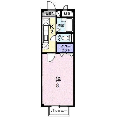 アウローラハイツ 204【管理NO：1-009327801-02040】 ★家具家電は申し込み後に搬入します 2026年08月中旬入居可能の物件画像