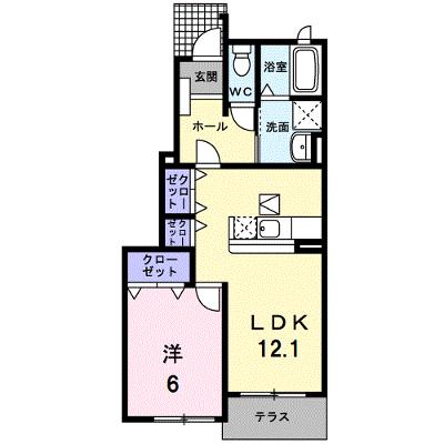 ラシ－ヌ大刀洗弐番館 103【管理NO：1-014377302-01030】 ★家具家電は申し込み後に搬入します★の物件画像