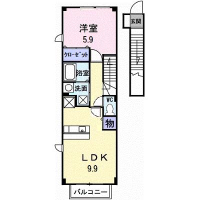 オリエントハイツⅡ　Ｂ棟 202【管理NO：1-012168702-02020】 ★家具家電は申し込み後に搬入します★の物件画像