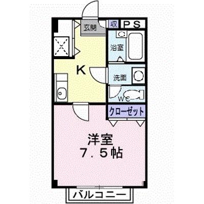 サマーパイン 202【管理NO：1-010947701-02020】 ★家具家電は申し込み後に搬入しますの物件画像