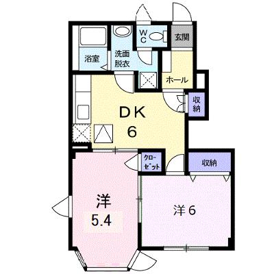 グランディールＫ 103【管理NO：1-009548001-01030】 ★家具家電は申し込み後に搬入しますの物件画像