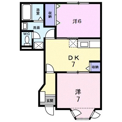 ニュークレストールソフィアＡ 102【管理NO：1-009469401-01020】 ★家具家電は申し込み後に搬入しますの物件画像