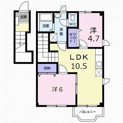 アヴニール鵜木Ⅲ 201【管理NO：1-007898303-02010】 ★家具家電は申し込み後に搬入します★ ★2026年08月中旬入居可能★の物件画像