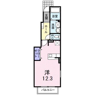サンフラワーⅡ 101【管理NO：1-014080101-01010】 ★家具家電は申し込み後に搬入します★の物件画像