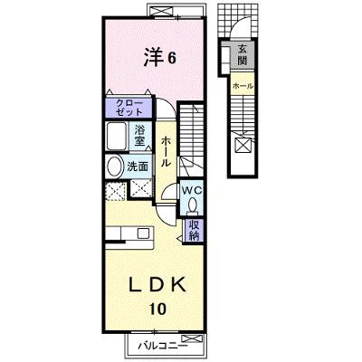 フルーブ・レゾネートＥ 202【管理NO：1-013783303-02020】 ★家具家電は申し込み後に搬入します★の物件画像