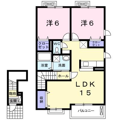 カーサ　セレーノ　Ｂ 202【管理NO：1-016058902-02020】 ★家具家電は申し込み後に搬入します 2026年08月上旬入居可能の物件画像