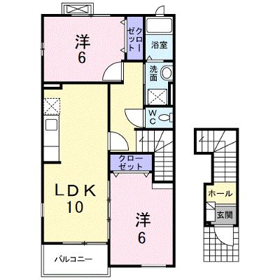 フェリーチェ　Ａ 201【管理NO：1-014740101-02010】 ★家具家電は申し込み後に搬入しますの物件画像