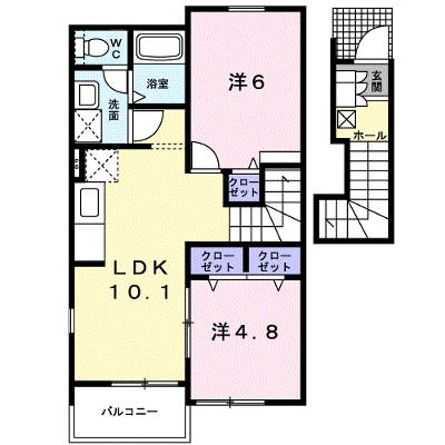 ハナミズキＡ 204【管理NO：1-013611301-02040】 ★家具家電は申し込み後に搬入します★の物件画像