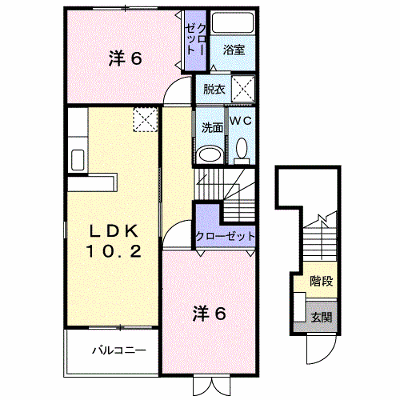 サンモールＢ 201【管理NO：1-013237202-02010】 ★家具家電は申し込み後に搬入します★の物件画像