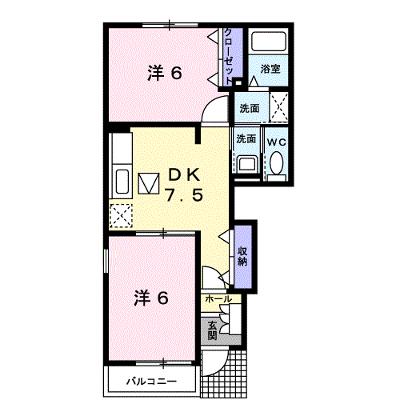 ノバ・グランツＡ 101【管理NO：1-013226801-01010】 ★家具家電は申し込み後に搬入します★の物件画像
