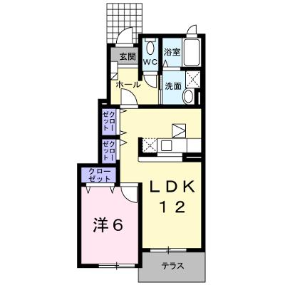 ストリームＵＢ 102【管理NO：1-014284602-01020】 ★家具家電は申し込み後に搬入します 2026年08月下旬入居可能の物件画像