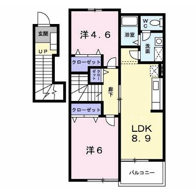 エヴァーグリーン吉富Ａ 202【管理NO：1-011916101-02020】 ★家具家電は申し込み後に搬入しますの物件画像