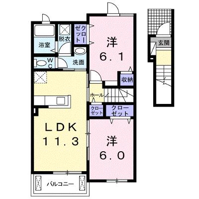 シャルマン　Ⅲ 203【管理NO：1-018576701-02030】 ★家具家電は申し込み後に搬入します★の物件画像