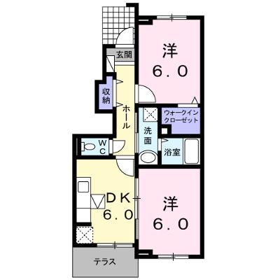 レスタ　Ⅰ 103【管理NO：1-016707101-01030】 ★家具家電は申し込み後に搬入します★の物件画像