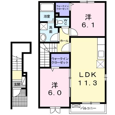 グレースヴィラⅢ 204【管理NO：1-016585103-02040】 ★家具家電は申し込み後に搬入します 2026年08月下旬入居可能の物件画像