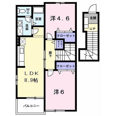 エヴァーグリーン吉富Ａ 204【管理NO：1-011916101-02040】 ★家具家電は申し込み後に搬入しますの物件画像