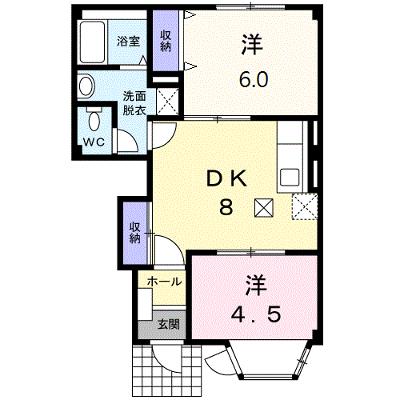 プレミール・メゾン沖代Ⅰ 102【管理NO：1-007752601-01020】 ★家具家電は申し込み後に搬入します★の物件画像