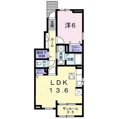 フィオーレ・芦刈Ⅰ 101【管理NO：1-020784901-01010】 ★家具家電は申し込み後に搬入しますの物件画像