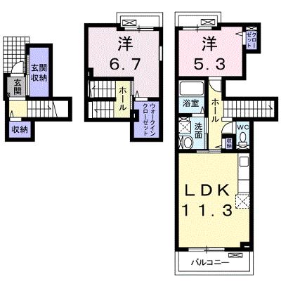 モデルノ　カーサ 202【管理NO：1-018259201-02020】 ★家具家電は申し込み後に搬入しますの物件画像