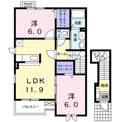 ｍｉｌｄ　ＳⅠ 201【管理NO：1-015366701-02010】 ★家具家電は申し込み後に搬入しますの物件画像