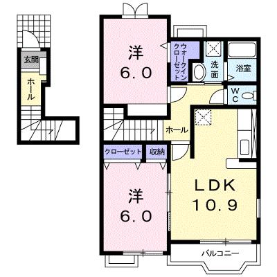 Ｂｒｅｅｚｅ明磧 201【管理NO：1-012707201-02010】 ★家具家電は申し込み後に搬入しますの物件画像