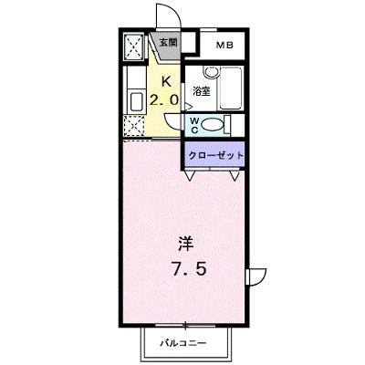 パ－クサイド素川 201【管理NO：1-011102401-02010】 ★家具家電は申し込み後に搬入します★の物件画像
