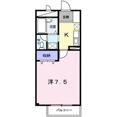アクシスⅠ 202【管理NO：1-007725801-02020】 ★家具家電は申し込み後に搬入しますの物件画像