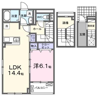 アールズハイムⅡ 305【管理NO：1-027522001-03050】 ★家具家電は申し込み後に搬入しますの物件画像