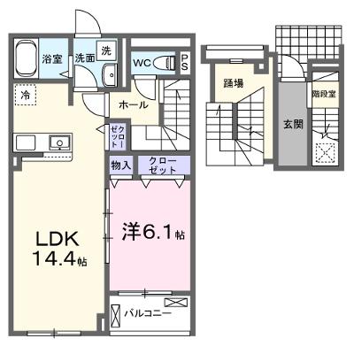 アールズハイムⅡ 302【管理NO：1-027522001-03020】 ★家具家電は申し込み後に搬入しますの物件画像