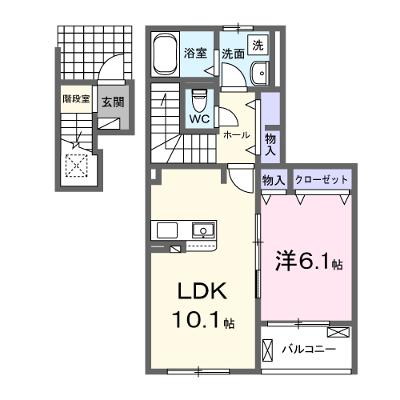 アールズハイムⅡ 203【管理NO：1-027522001-02030】 ★家具家電は申し込み後に搬入しますの物件画像